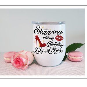 Birthday Wine tumbler